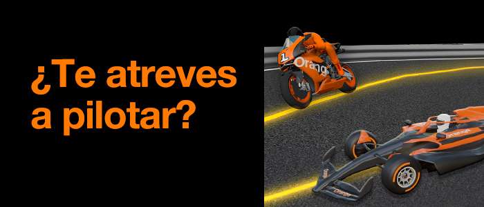 ¿Te imaginas pilotando en un circuito virtual?Prueba nuestro nuevo juego pilotando en nuestro circuito Orange Street GP y si registras el mejor tiempo ¡puedes llevarte hasta 300€ de descuento en factura! Gana el más rápido.