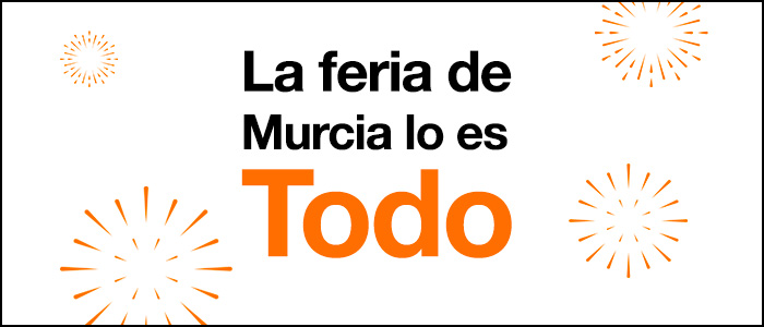 ¡La feria de Murcia lo es Todo!Del 12 al 16 de septiembre, te esperamos en nuestra tienda Orange en Gran Vía del Escultor Francisco Salzillo, 19. Ven a visitarnos y llévate un regalo único.Juega con nosotros en la Noria y consigue un regalo de lo más murciano.¡No te lo puedes perder!